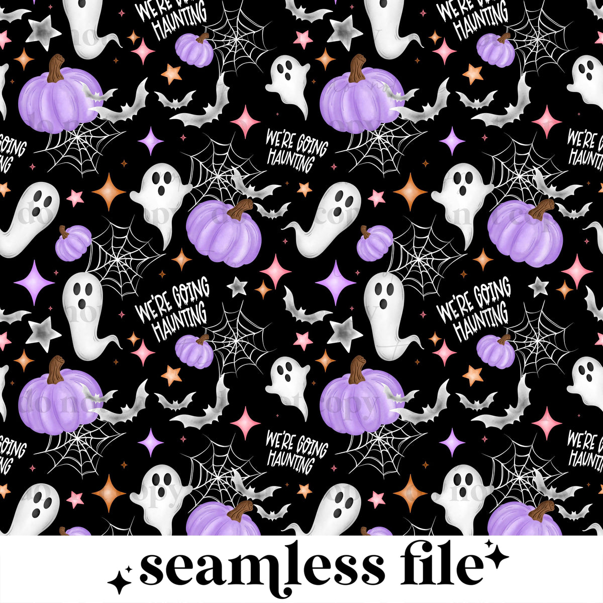 We're Going Haunting Seamless