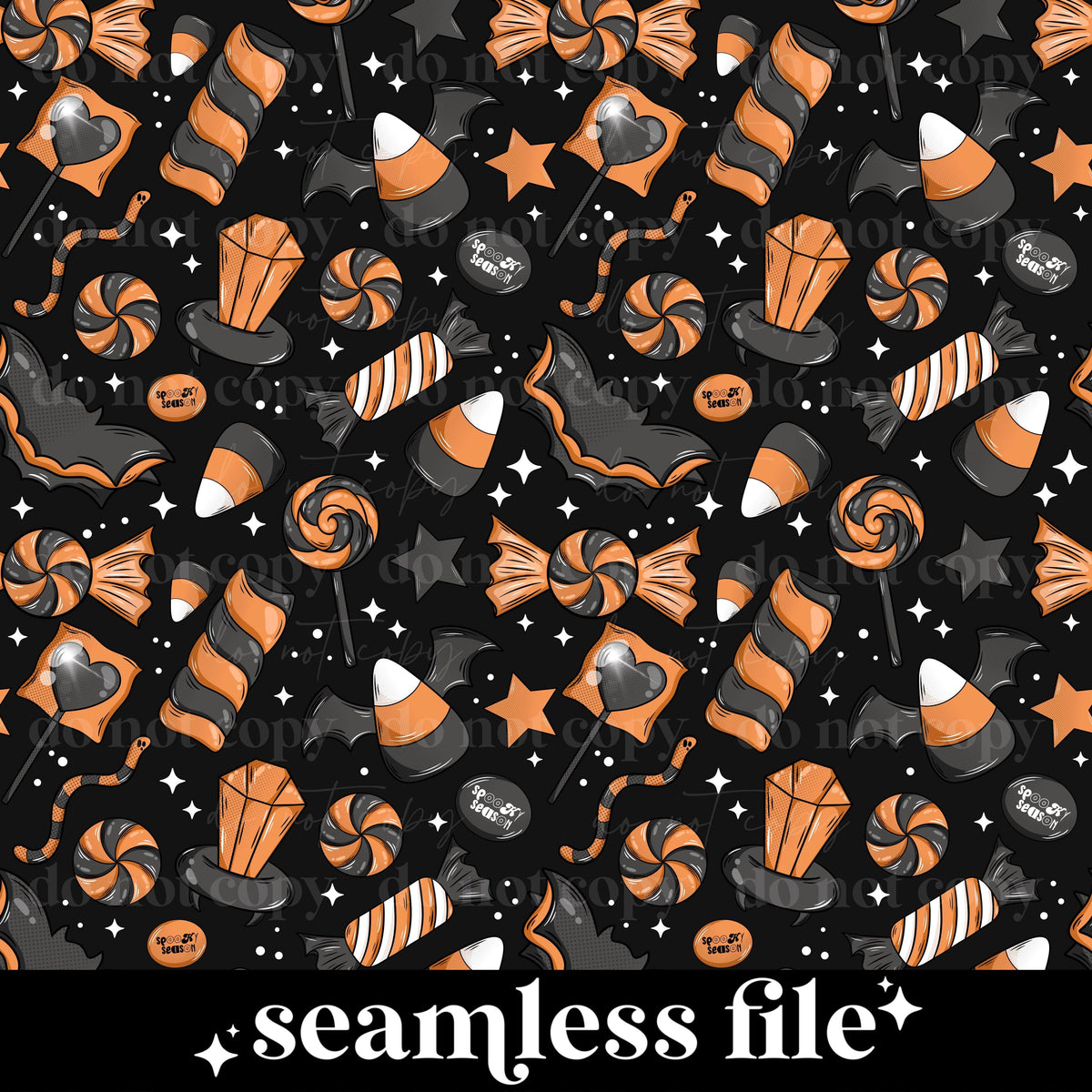 Halloween Candy Seamless