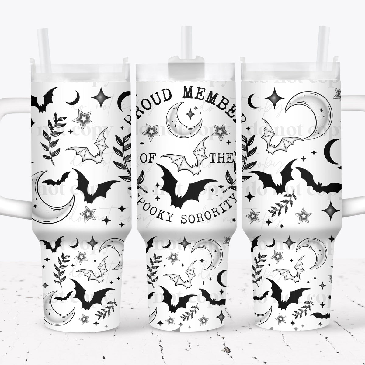 Spooky Sorority 40oz Tumbler Wrap