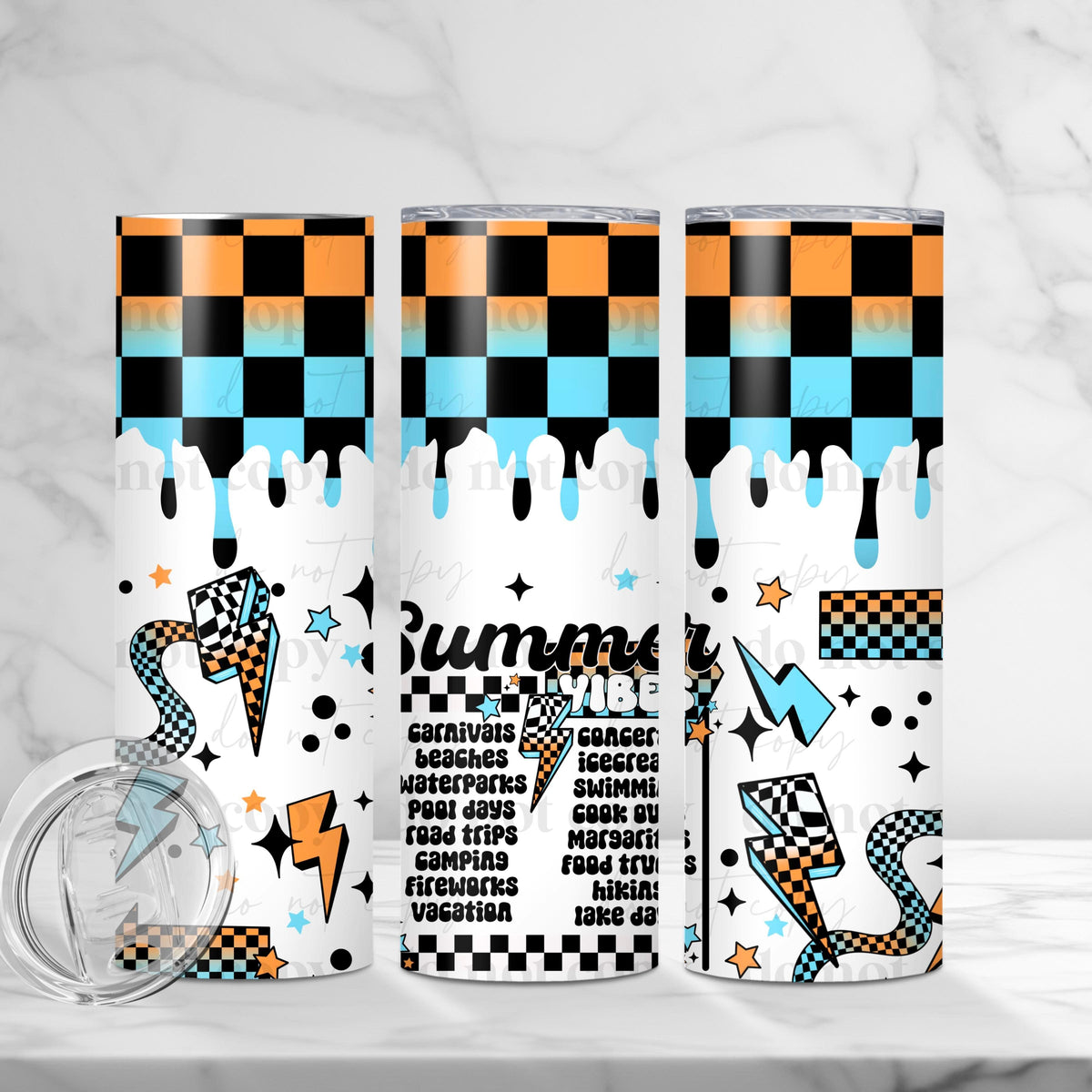 Summer Vibes Tumbler Wrap