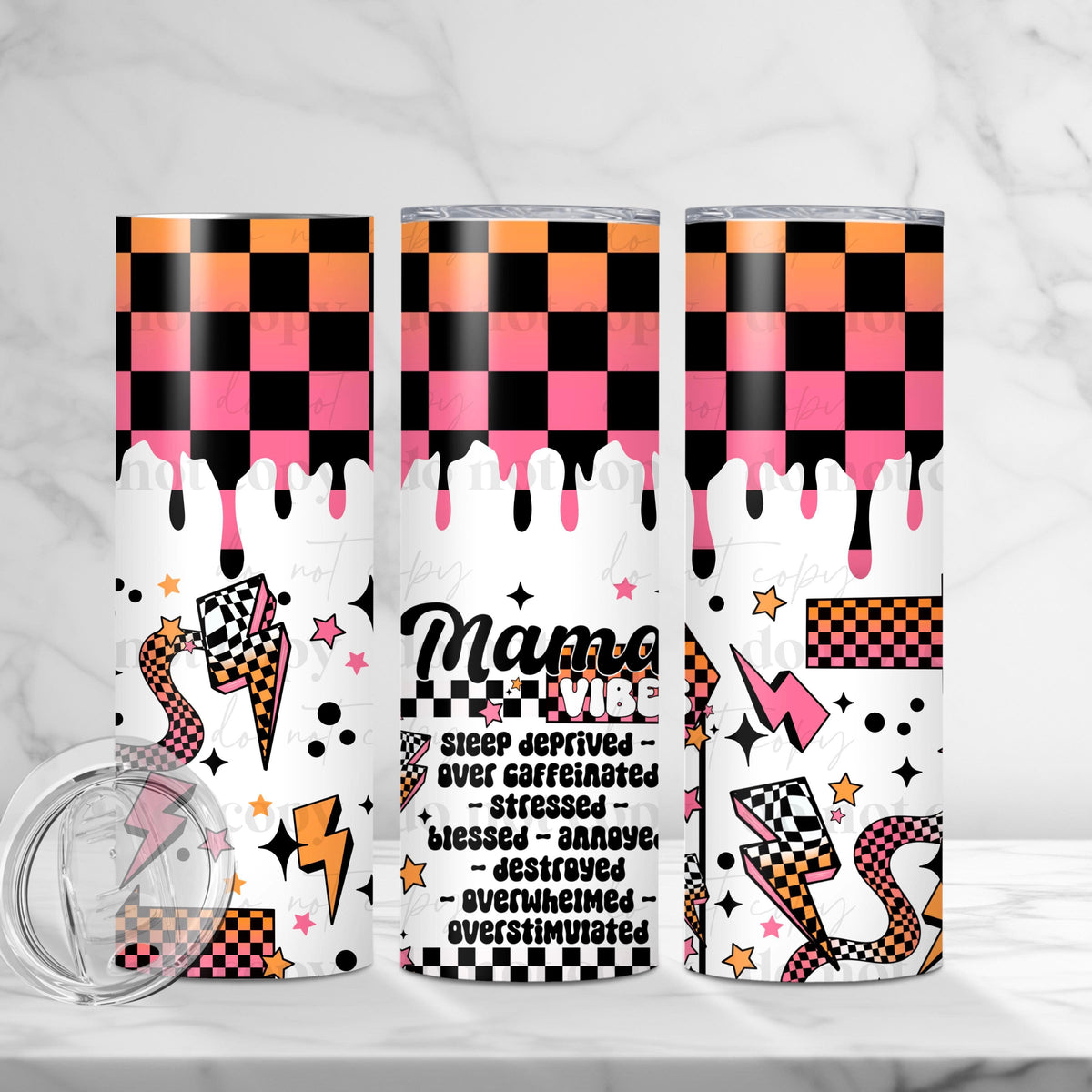 Mama Vibes Tumbler Wrap