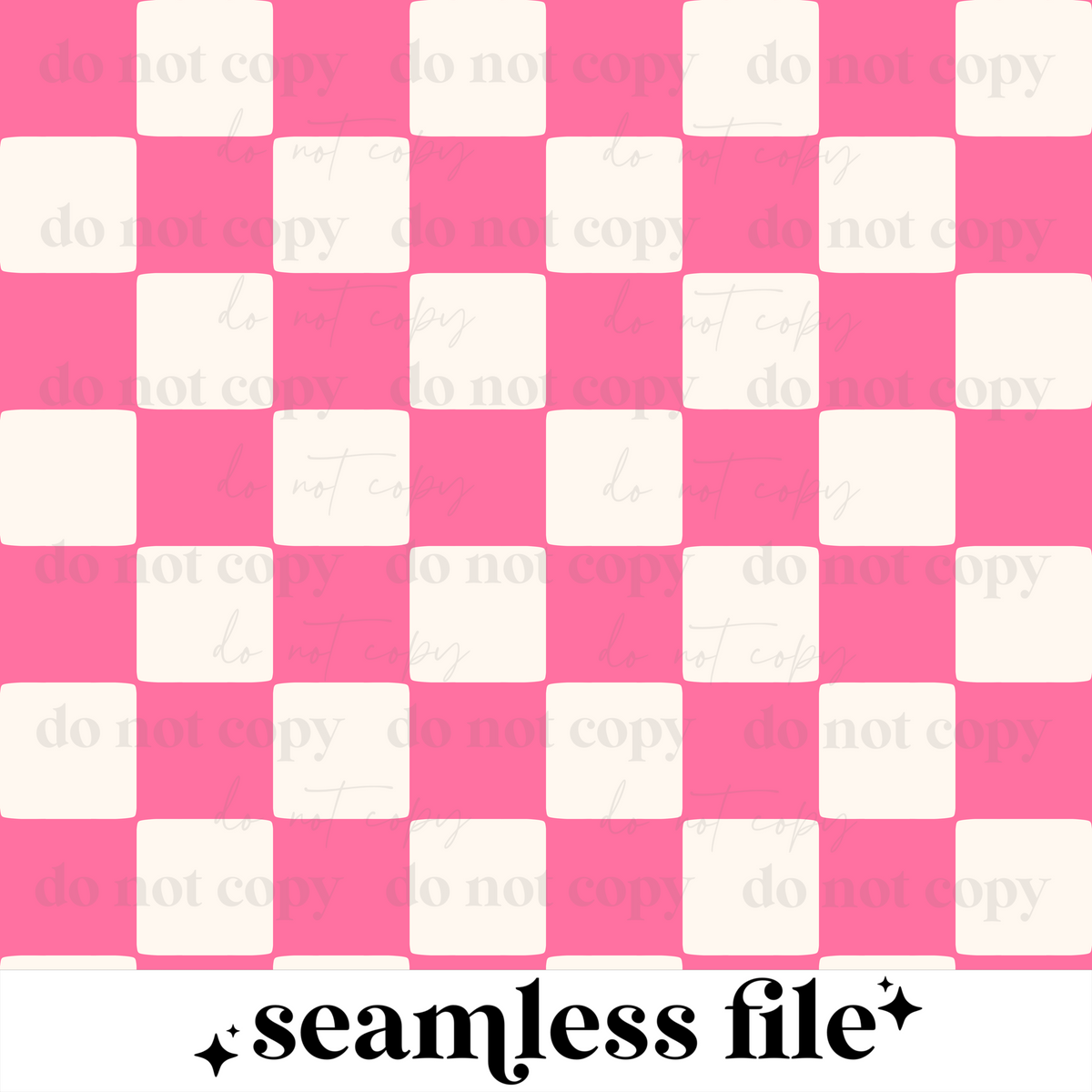Pink Checker Seamless