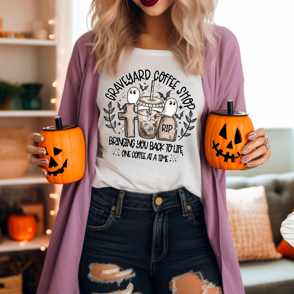 Graveyard Coffee Shop w/ Sleeves PNG