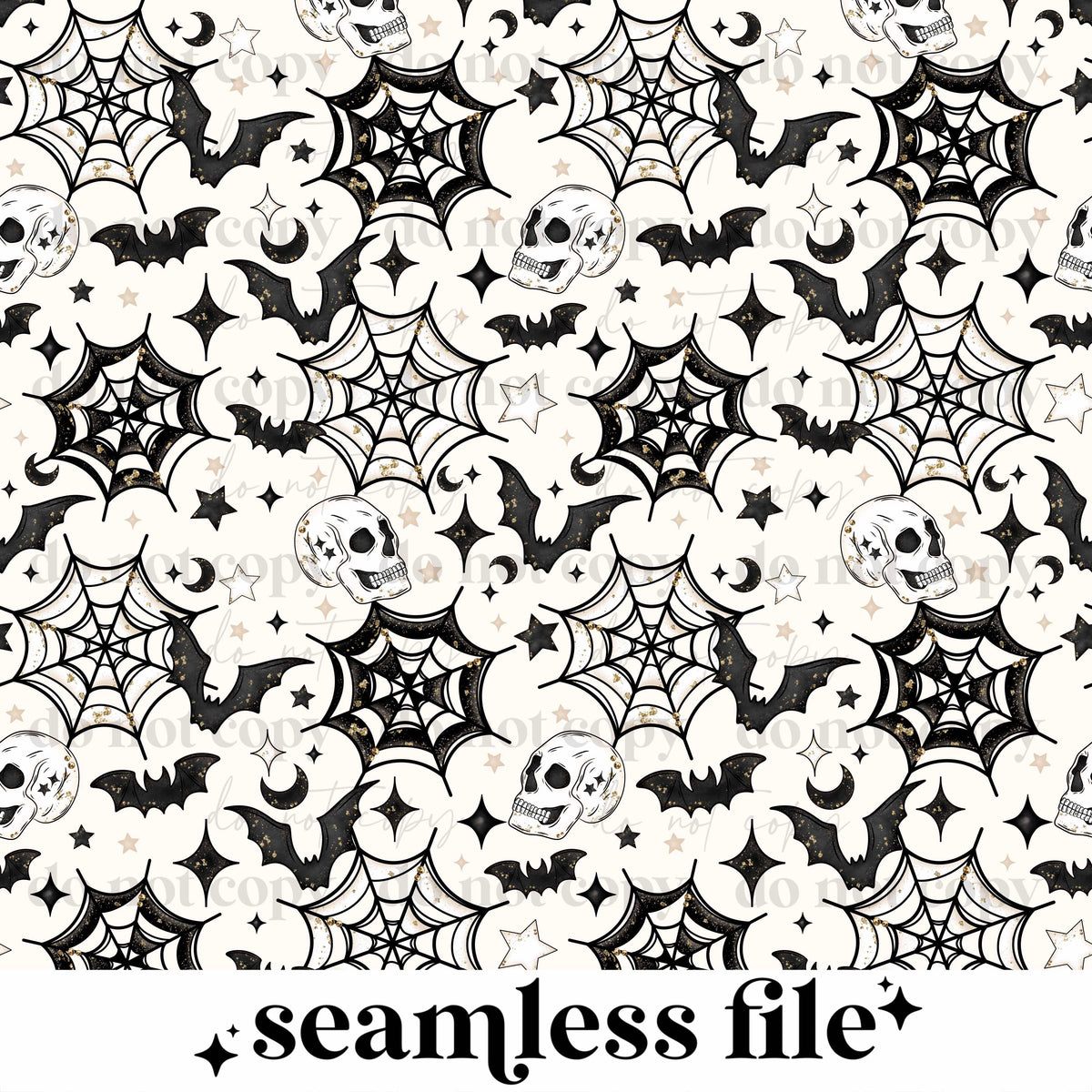 Web Skull Seamless