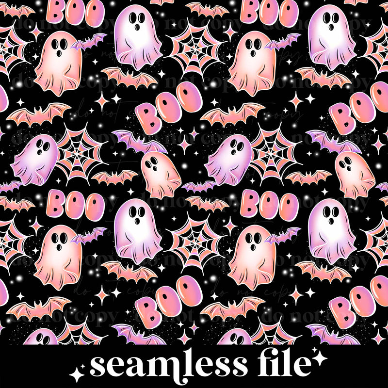 Boo Seamless PNG PNG | DIGITAL DOWNLOAD | DIGITAL FILE – Cerra's Shop ...