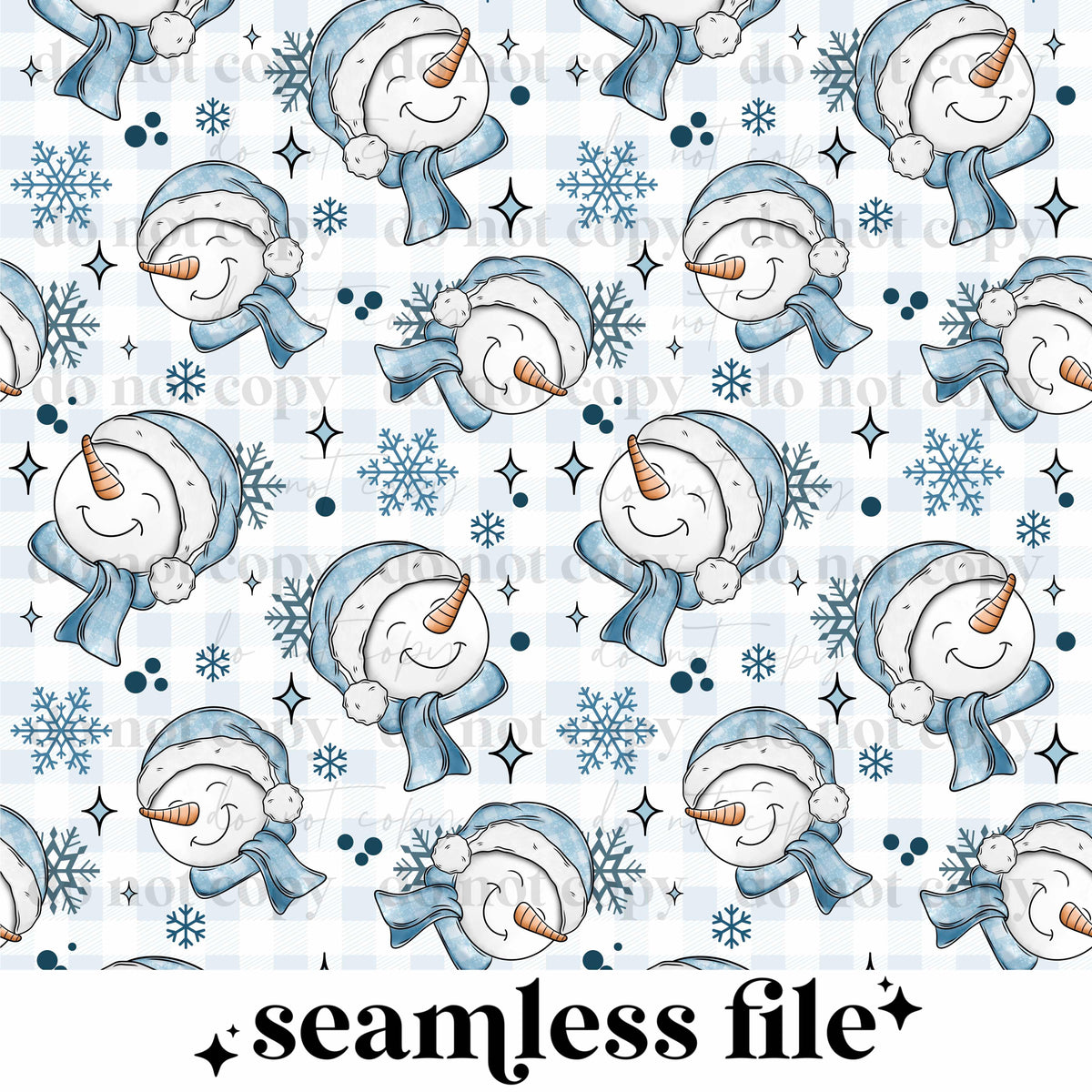 Snowman Seamless