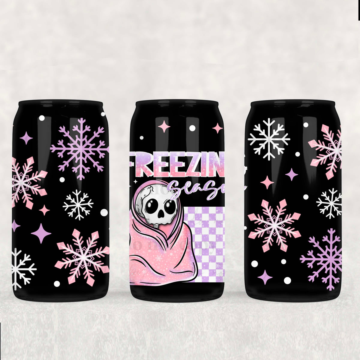 Freezin Season 16oz Glass Wrap