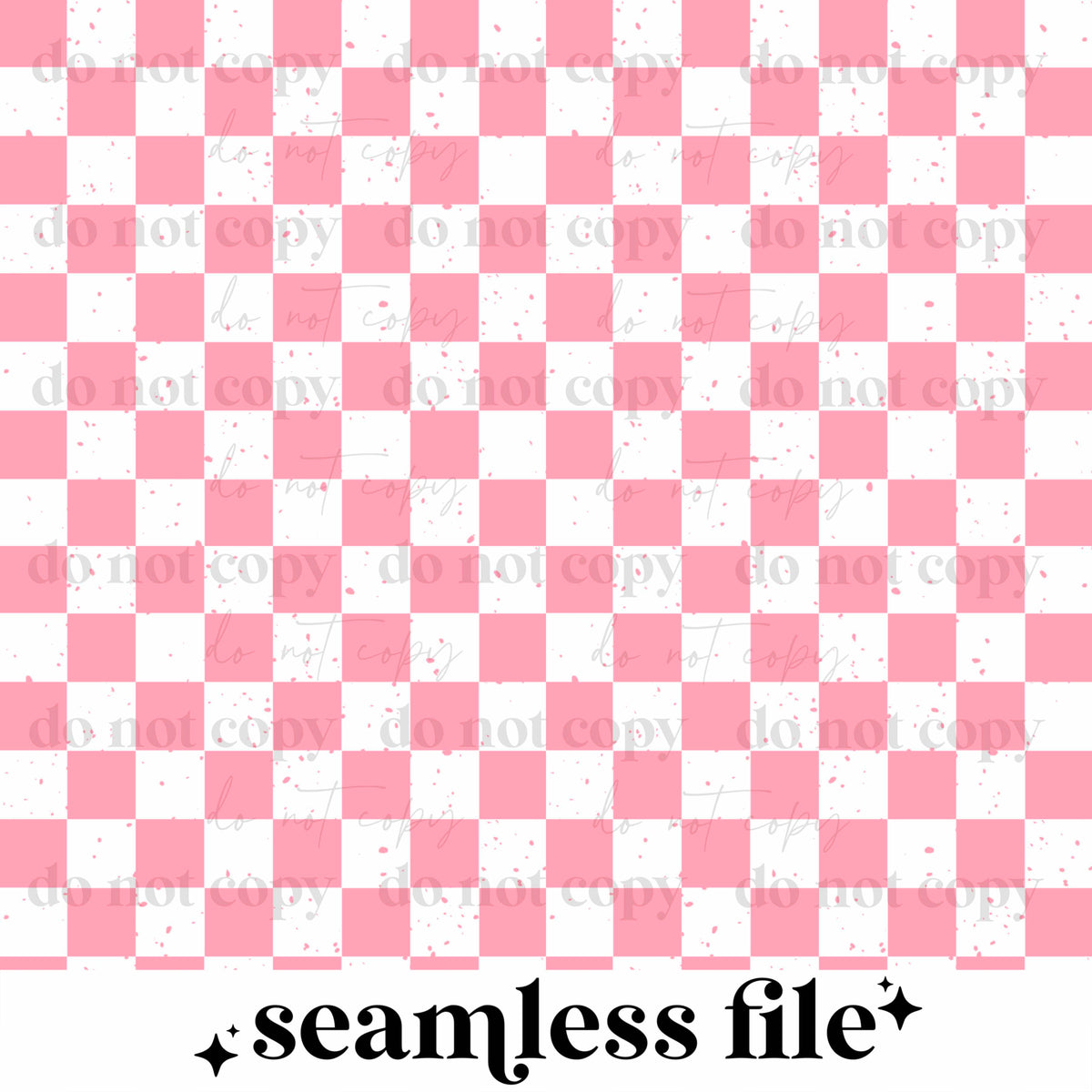 Pink Checker Seamless