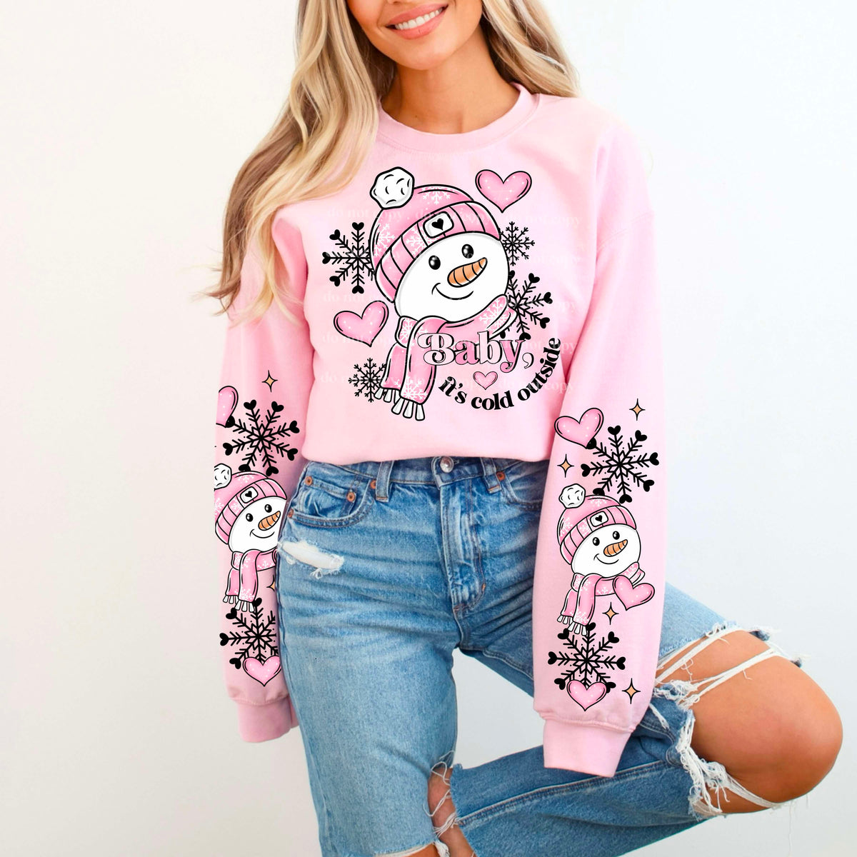 Baby It's Cold Outside w/ Sleeves PNG