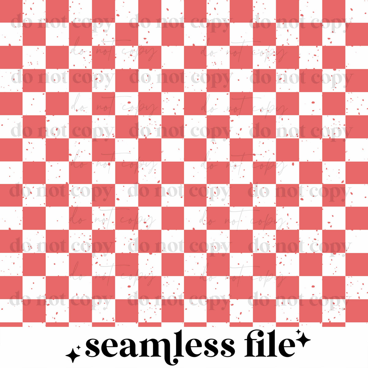 Red Checker Seamless