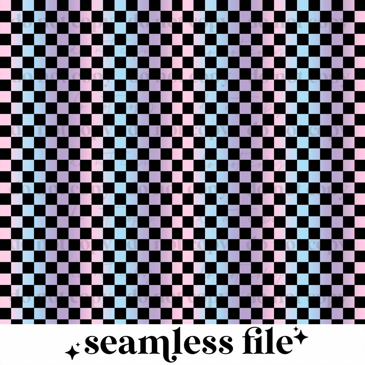 Pastel Checkers Seamless