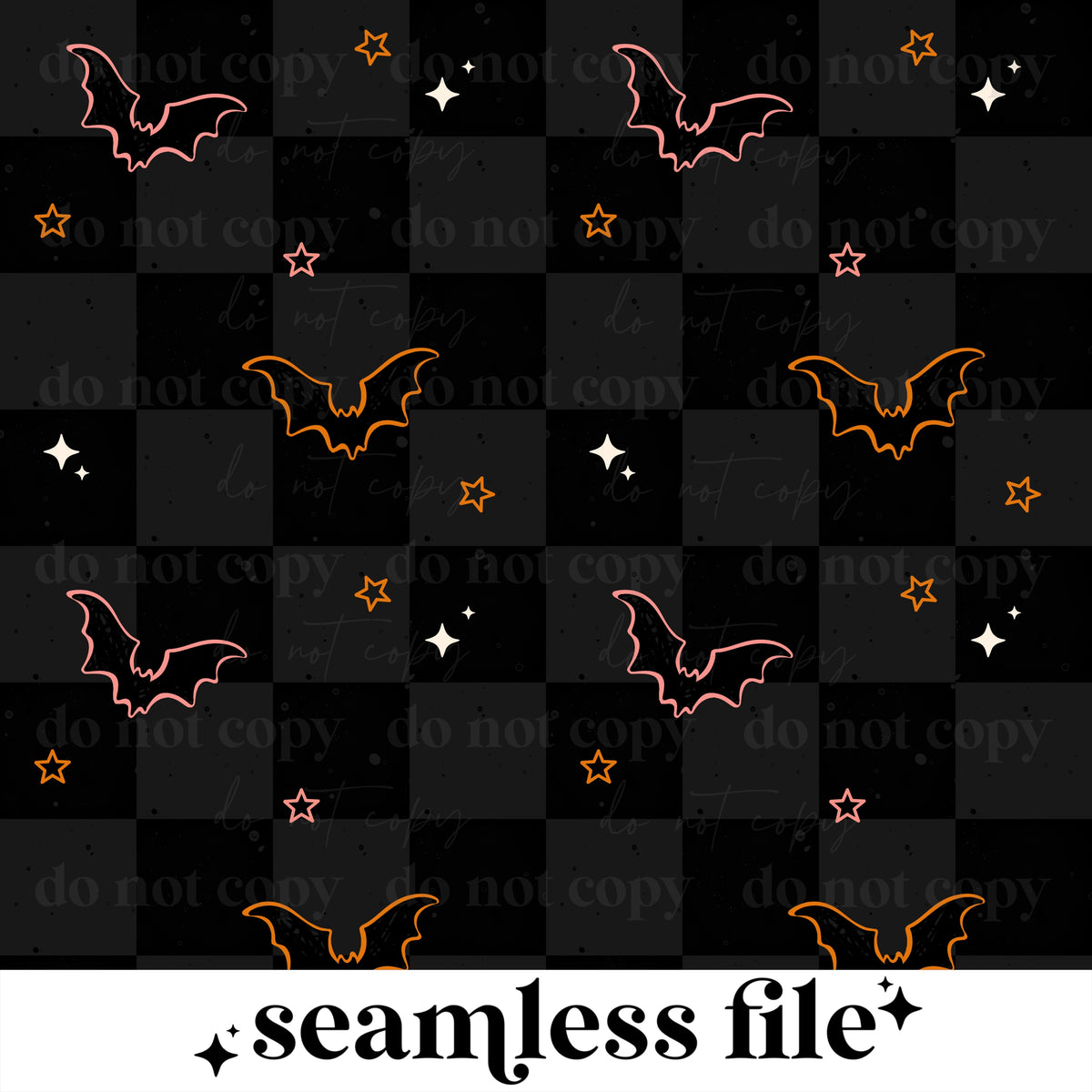 Bat Checker Seamless