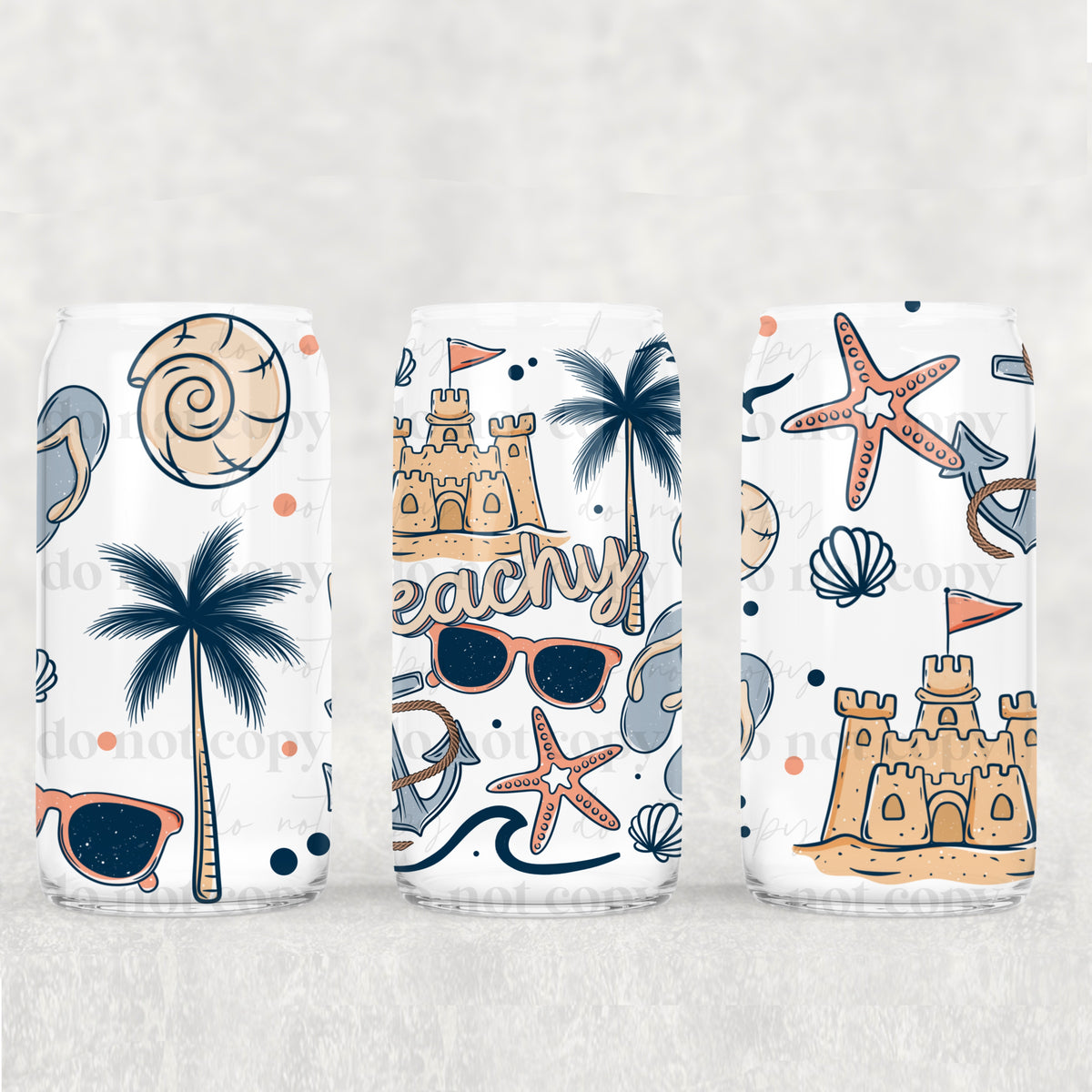 Beachy 16 Oz Glass Wrap