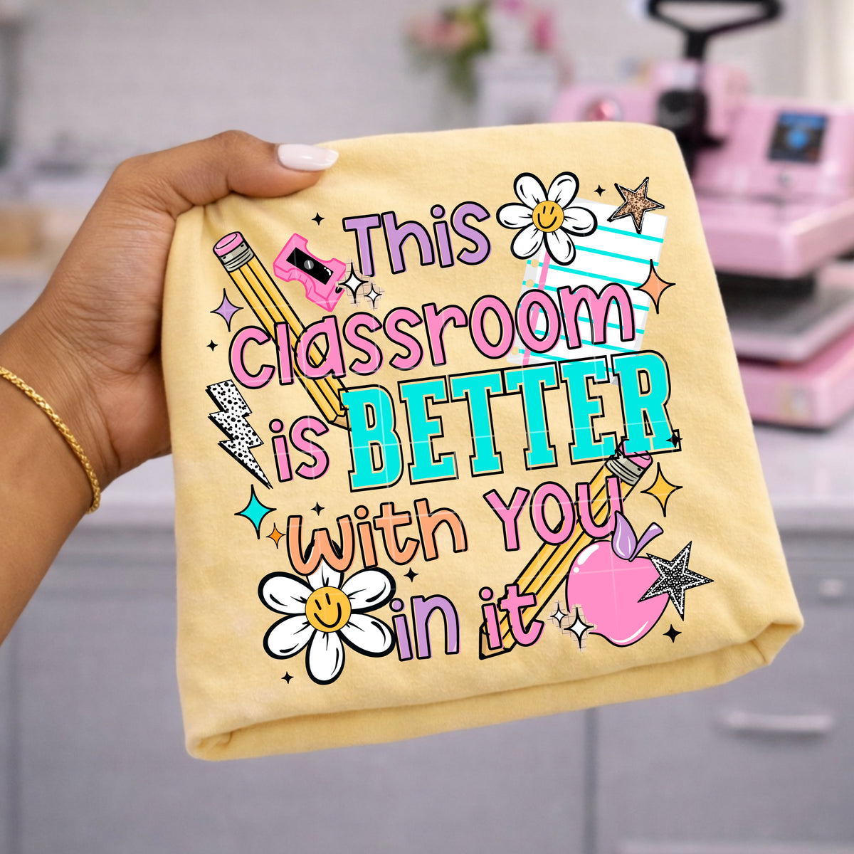 Reminder classroom better PNG (front + pocket)