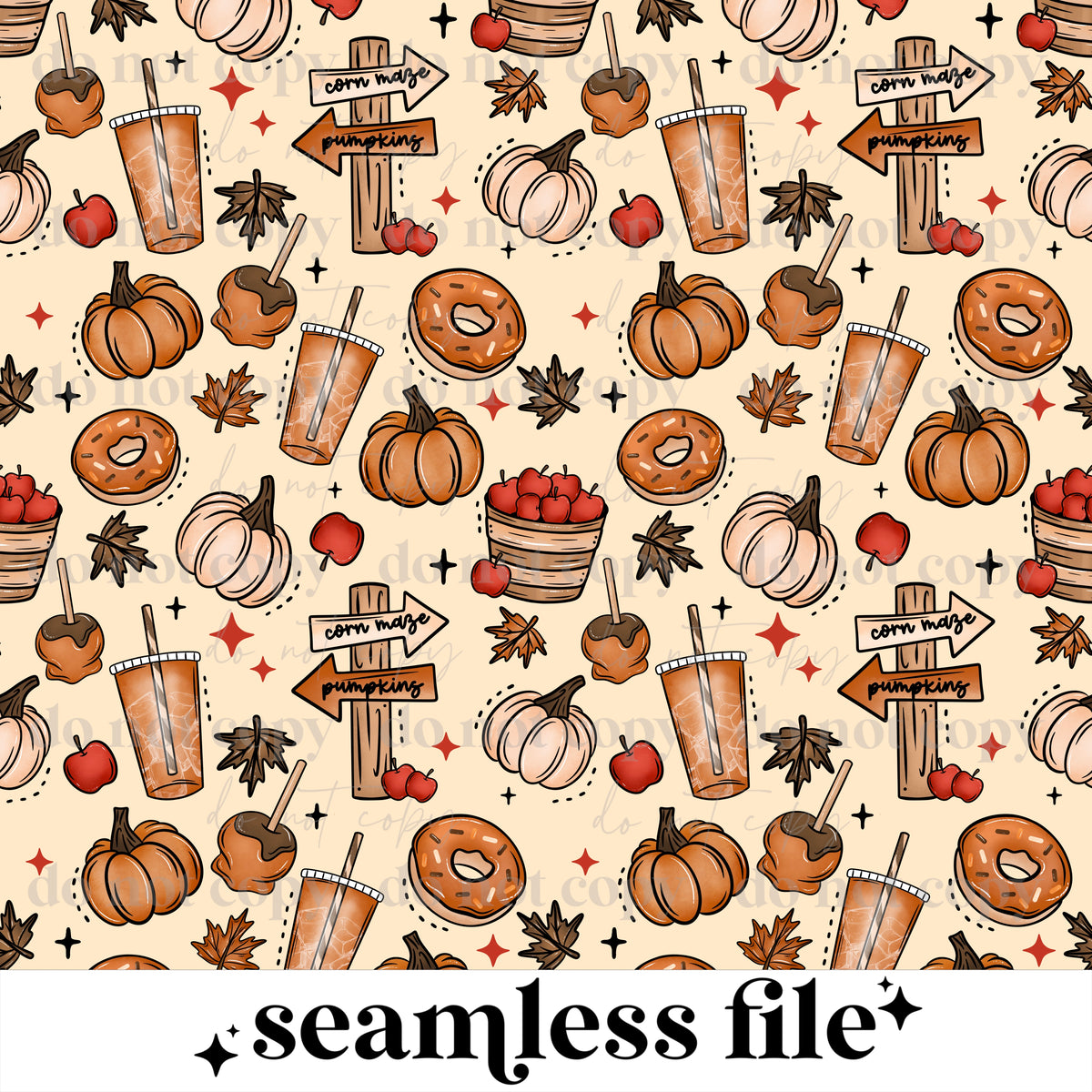Pumpkin Patch Things Seamless