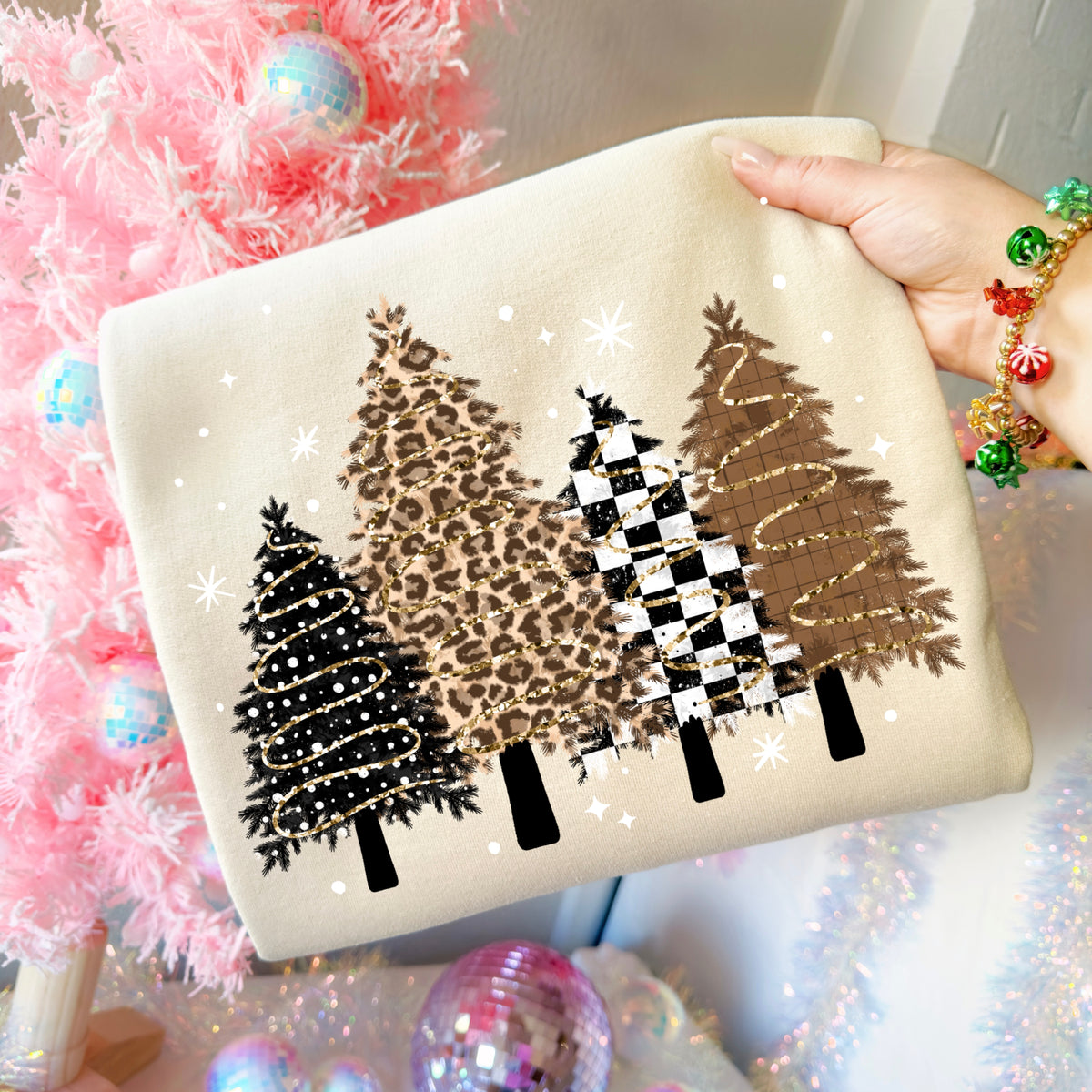 Checker and Leopard Trees PNG