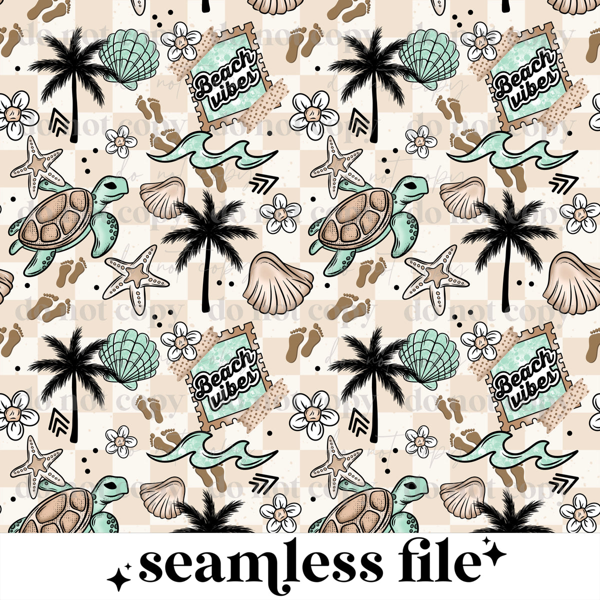 Summer beach Vibes Seamless