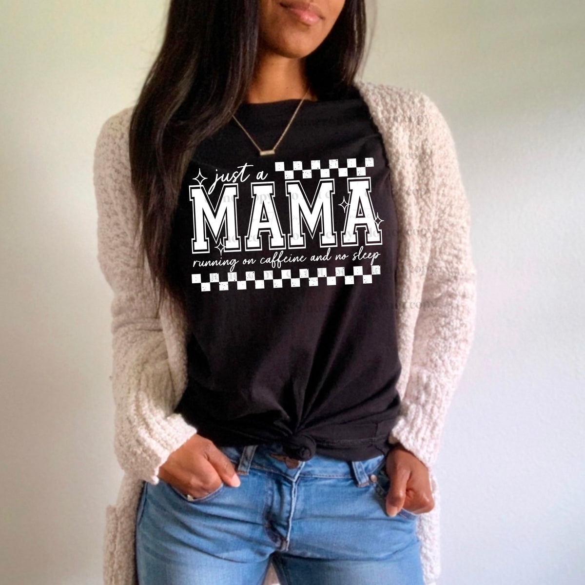 Just a mama running on caffeine and no sleep Single color