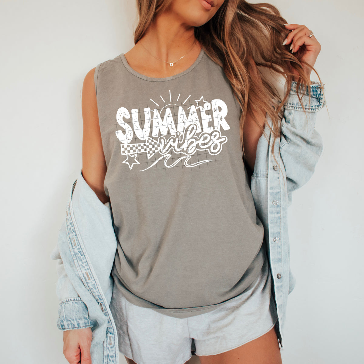 Summer Vibes Single Color PNG