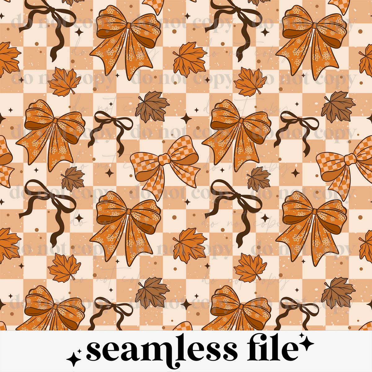 Fall Bows Seamless