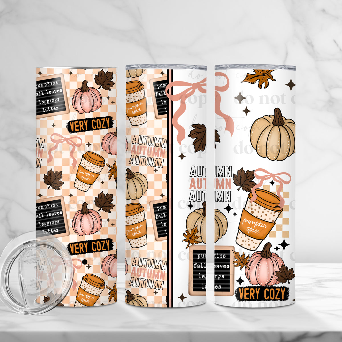 Autumn Collage 20oz Tumbler Wrap