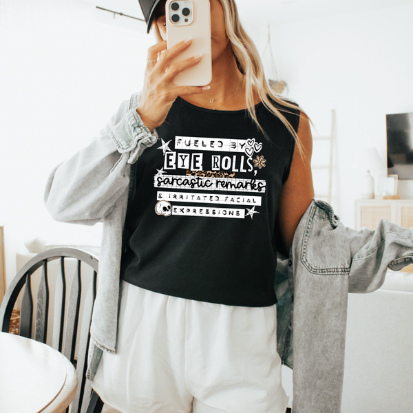 Fueled by Eye Rolls PNG