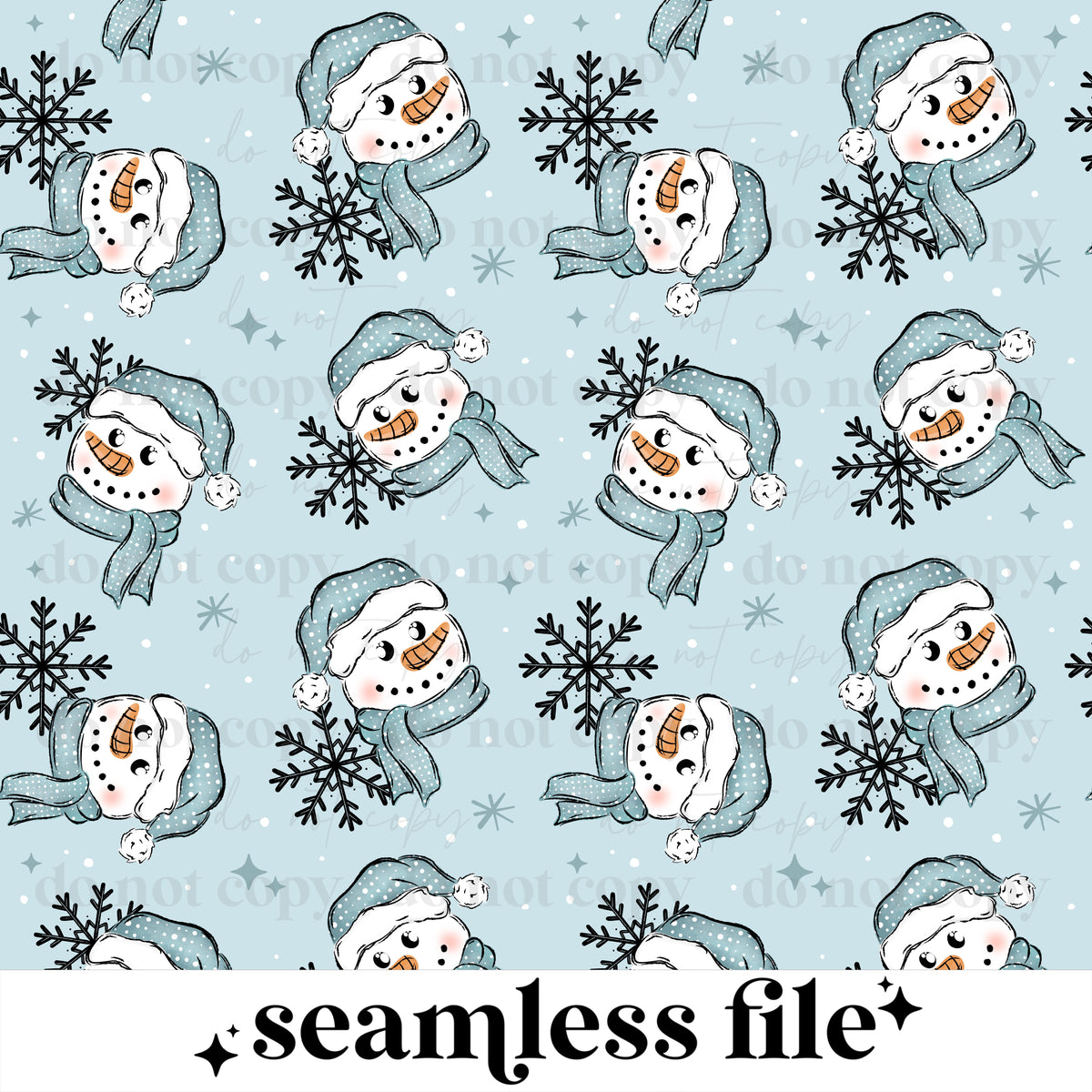Snowman Seamless
