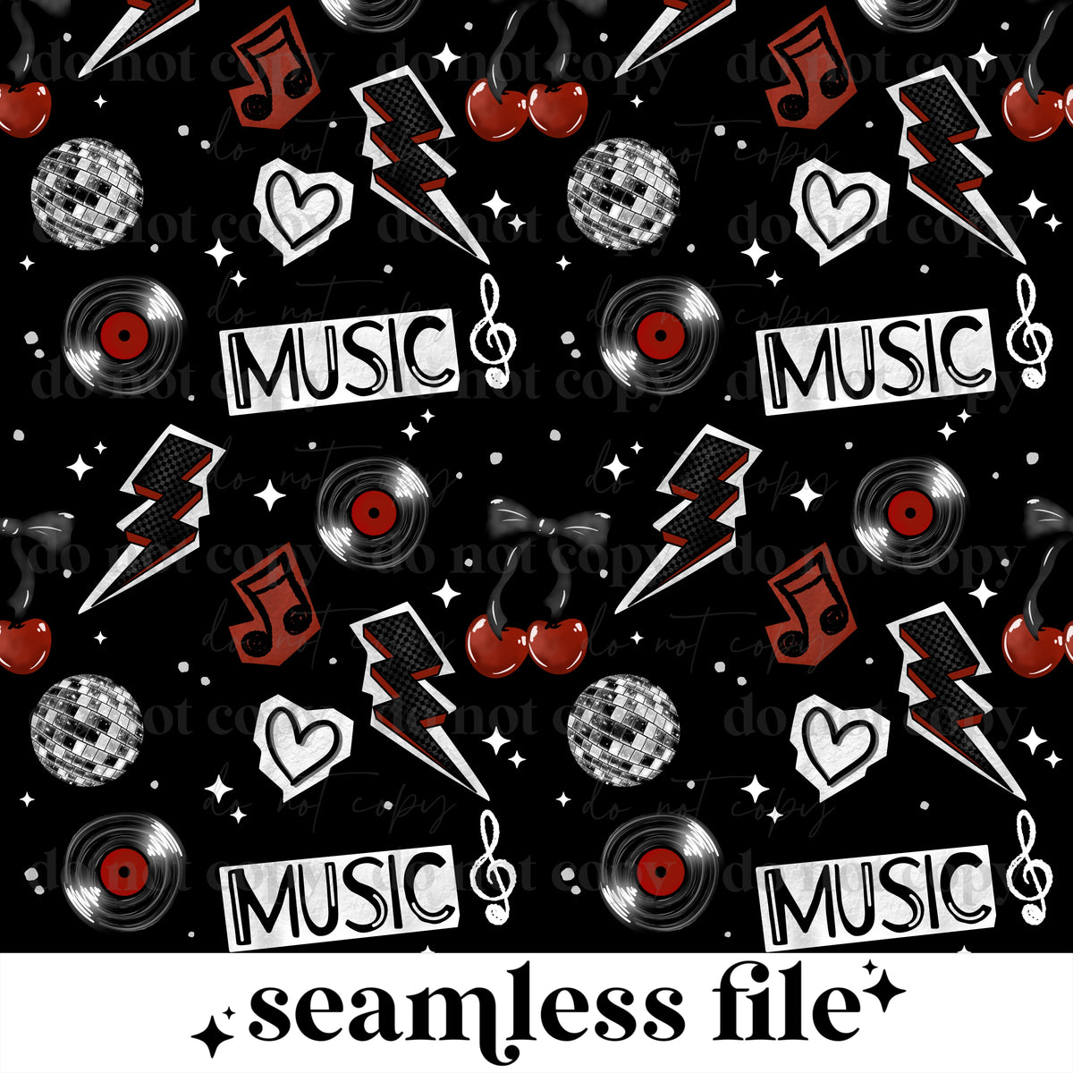 Music Collage Seamless