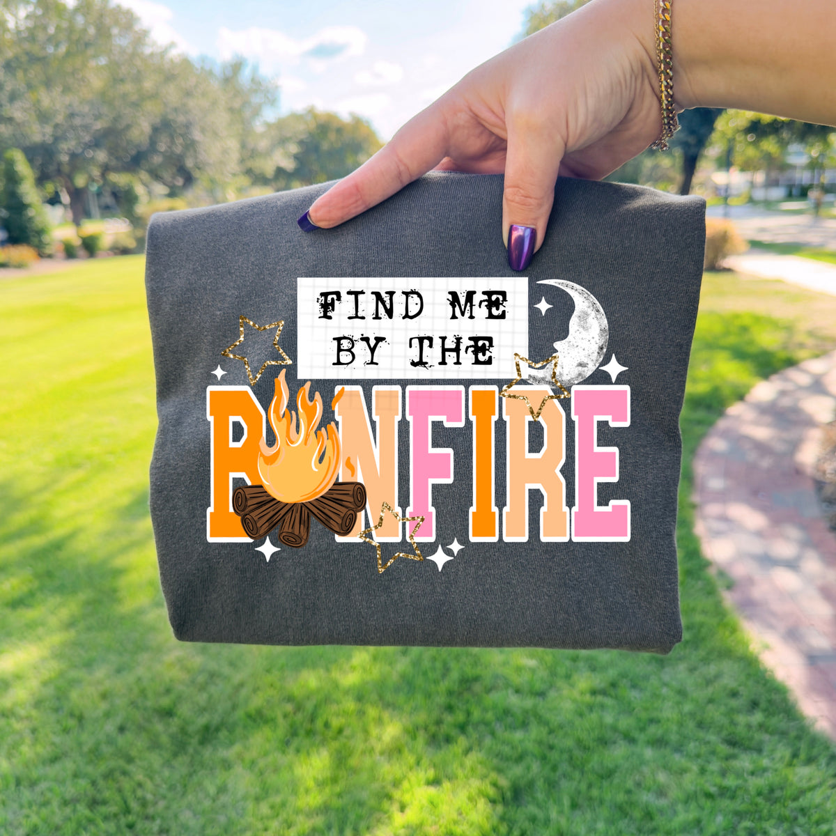 Find me by the bonfire PNG