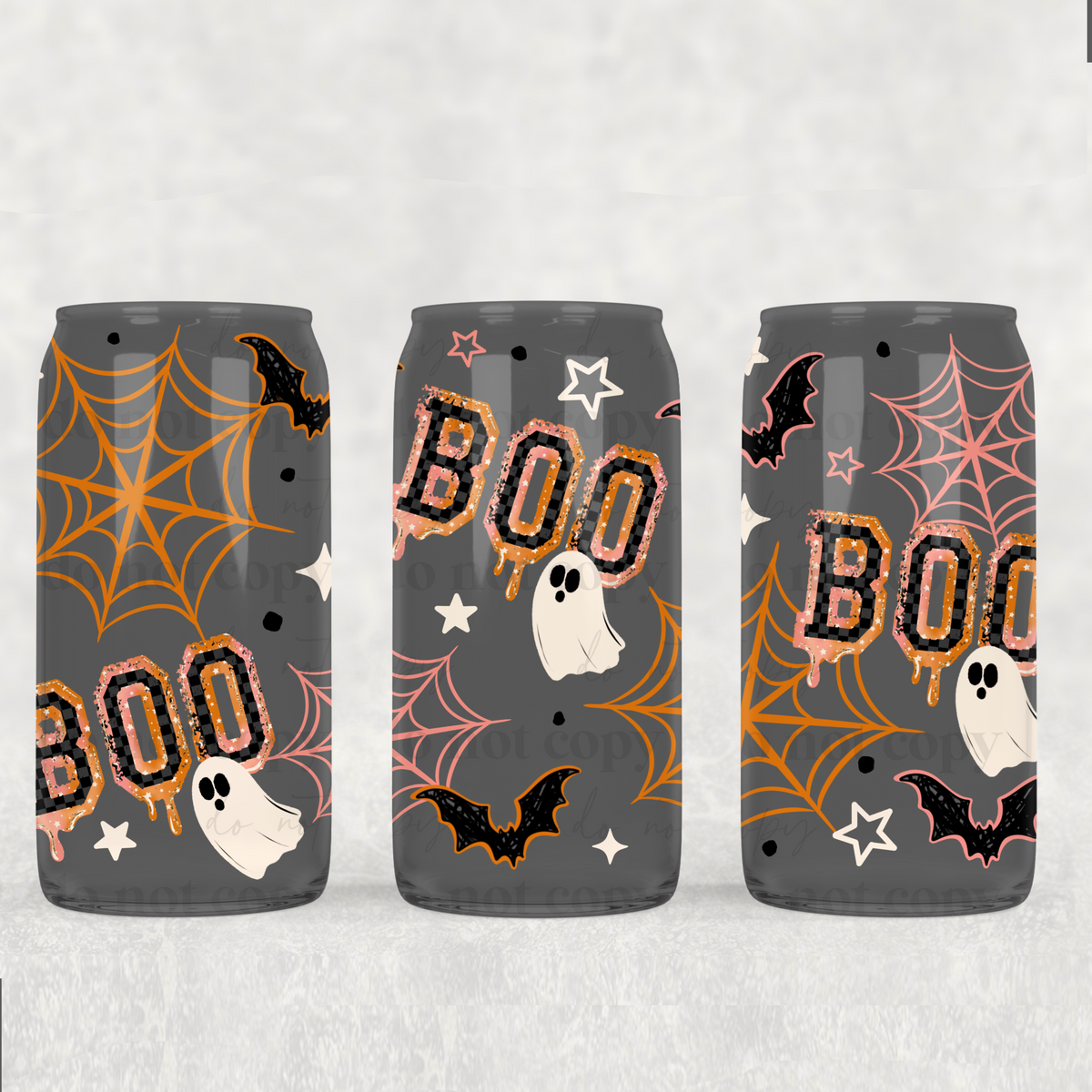 Boo 16oz Glass Wrap
