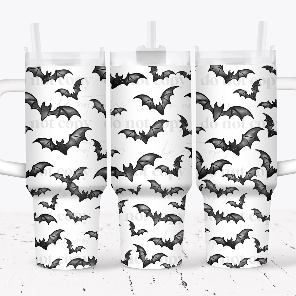 Bats 40oz Tumbler Wrap