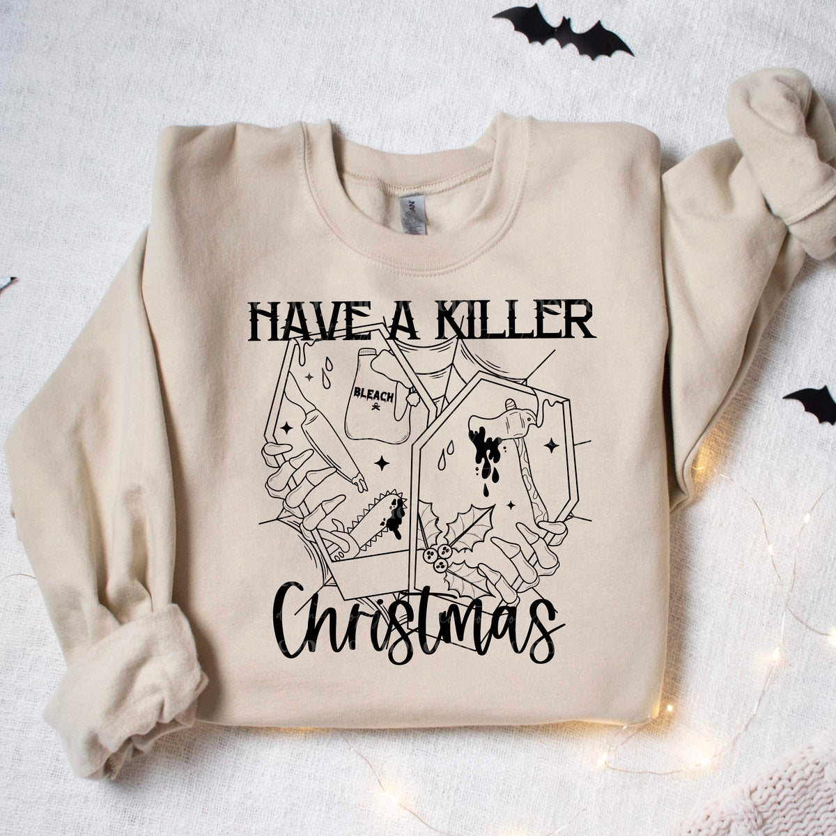 Have a Killer Christmas Black PNG