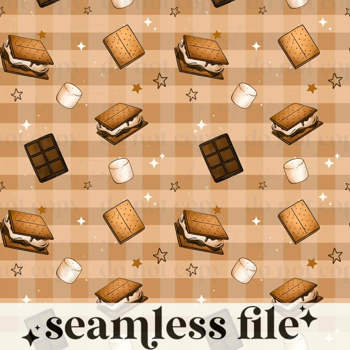 Smore Plaid Seamless