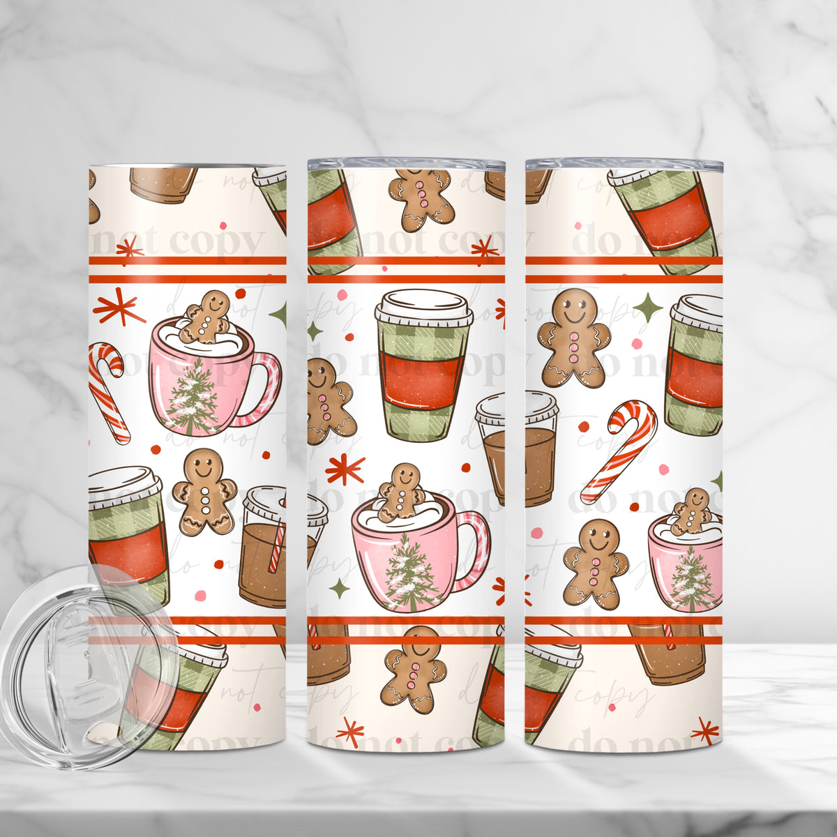 Very Merry Coffee Club Tumbler Wrap