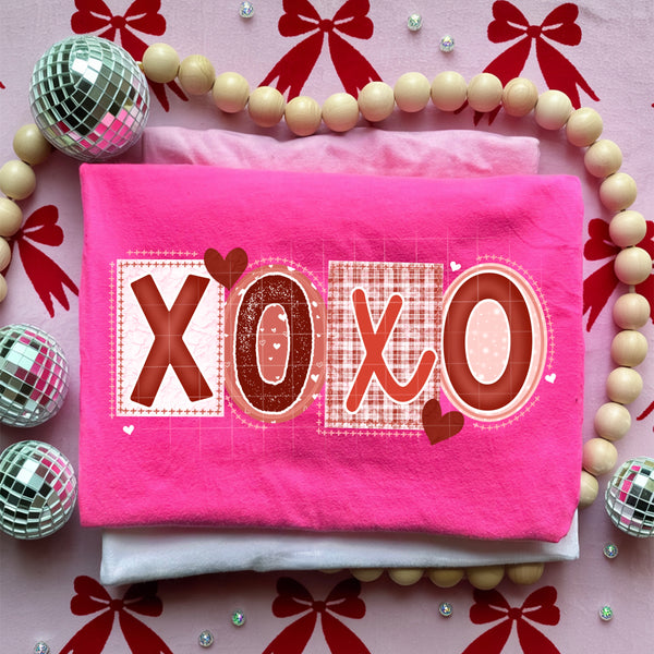 Xoxo mixed fonts PNG