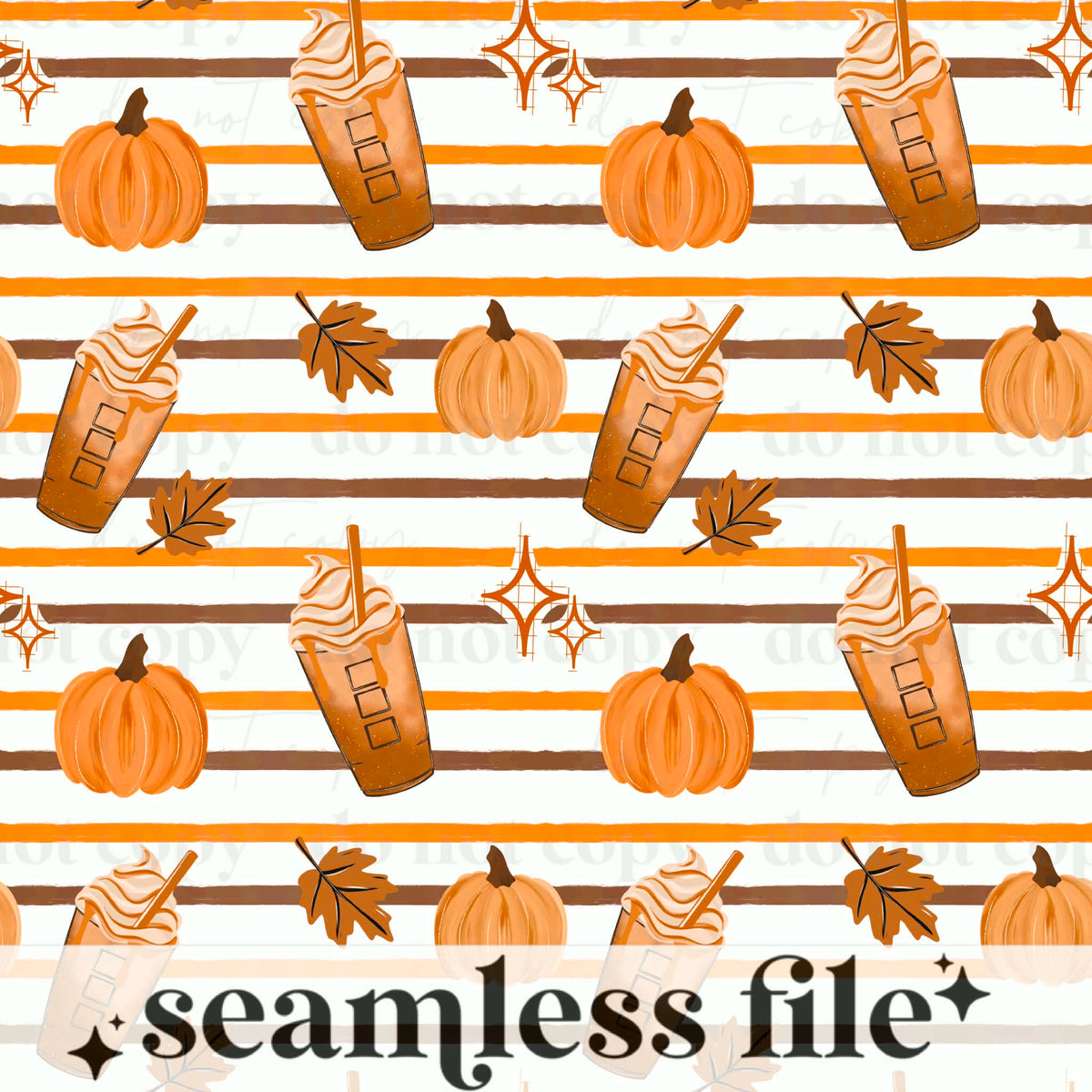 Pumpkin Spice Seamless