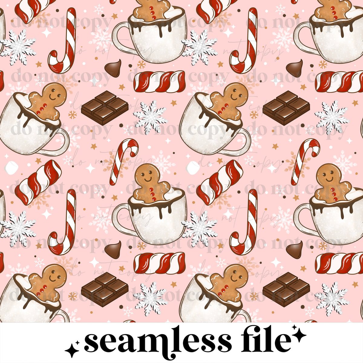 Hot Cocoa Company Seamless