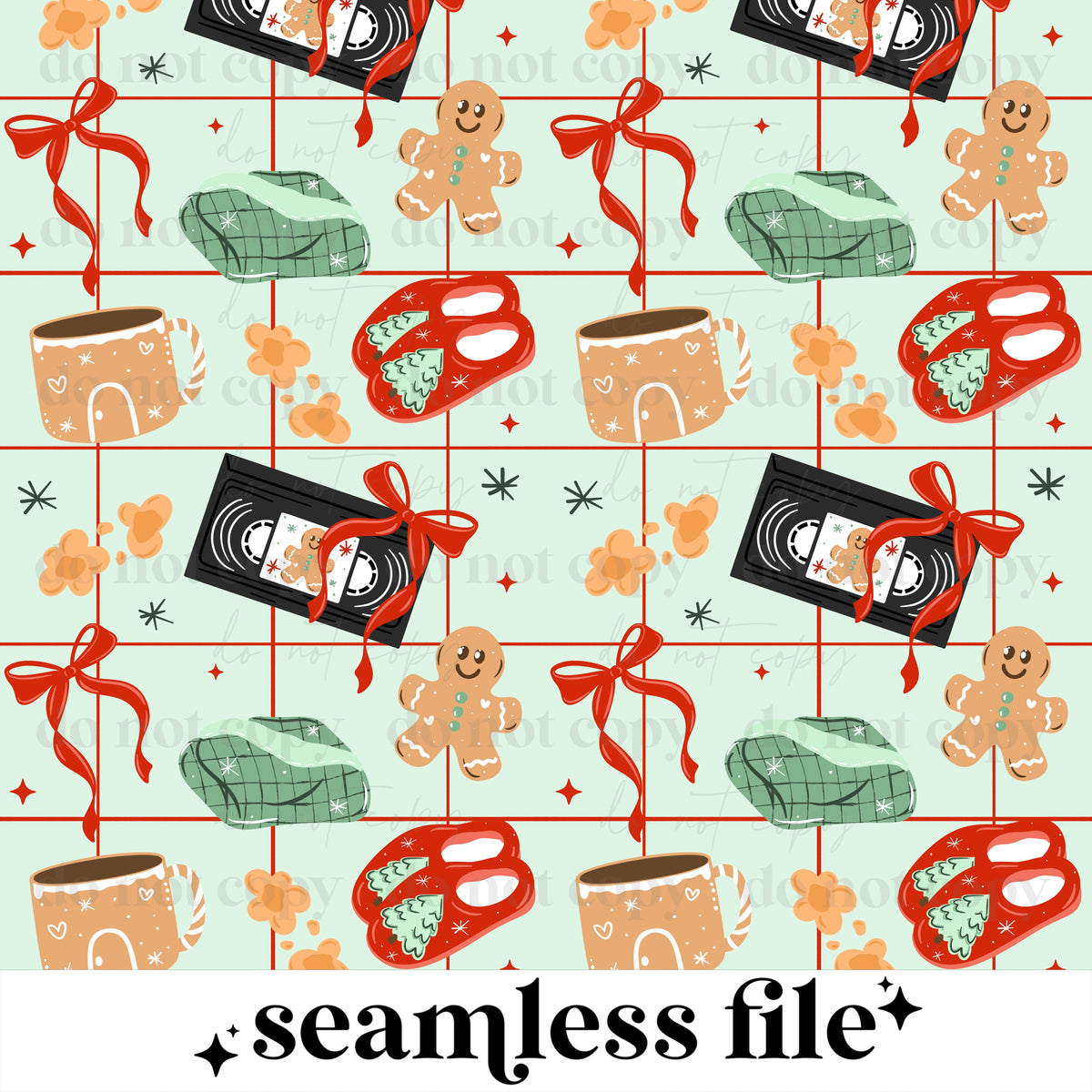 Christmas Movie Marathon Seamless