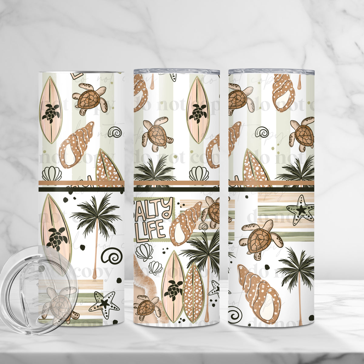 Salty Life Tumbler Wrap