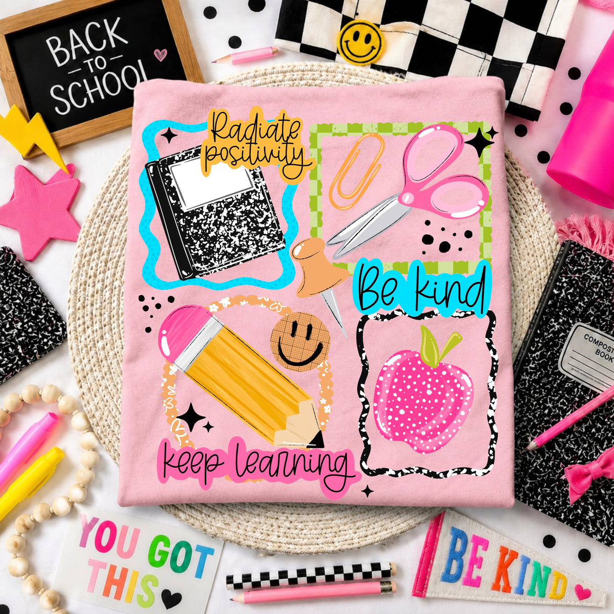 Radiate Positivity school frames PNG