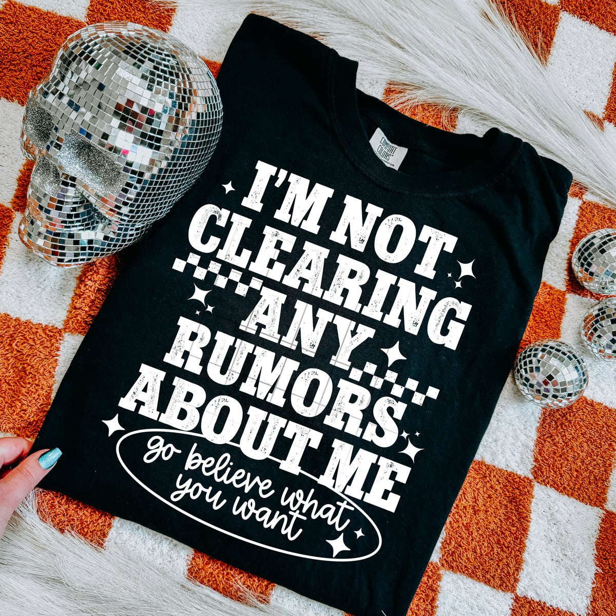 Not Clearing Any rumors Single Color PNG