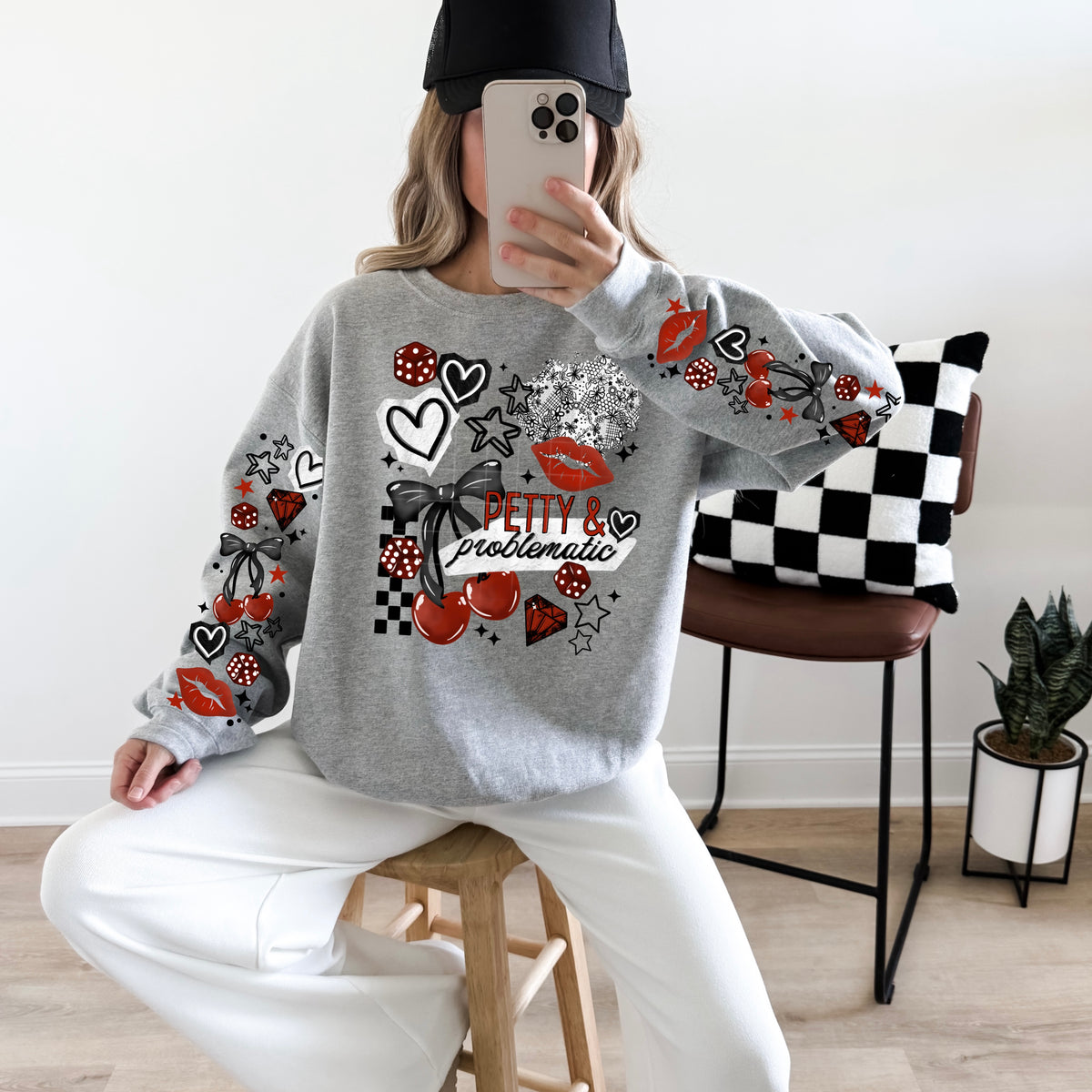 Petty Problematic w/ Sleeves PNG