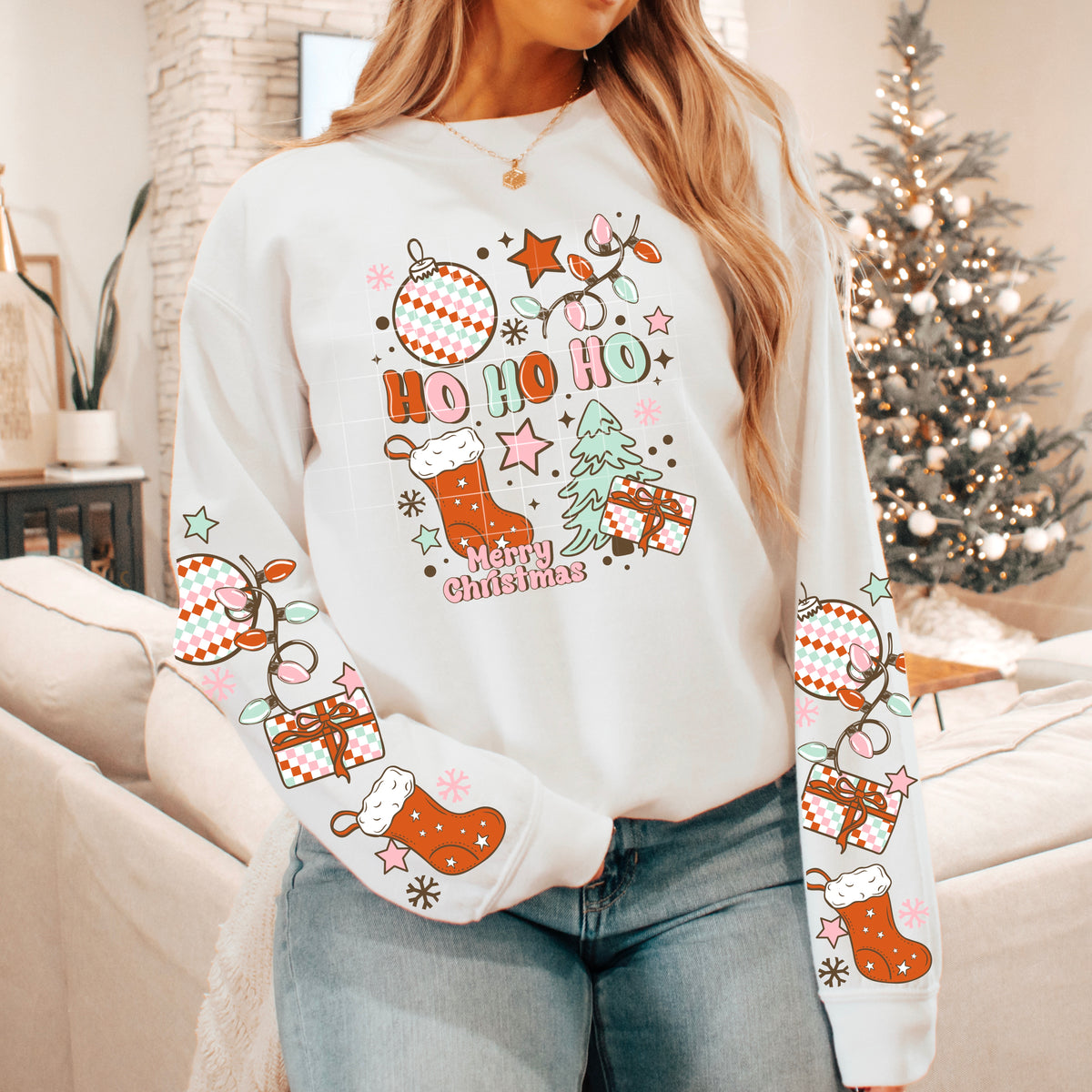 Ho Ho Ho w/ Sleeves PNG