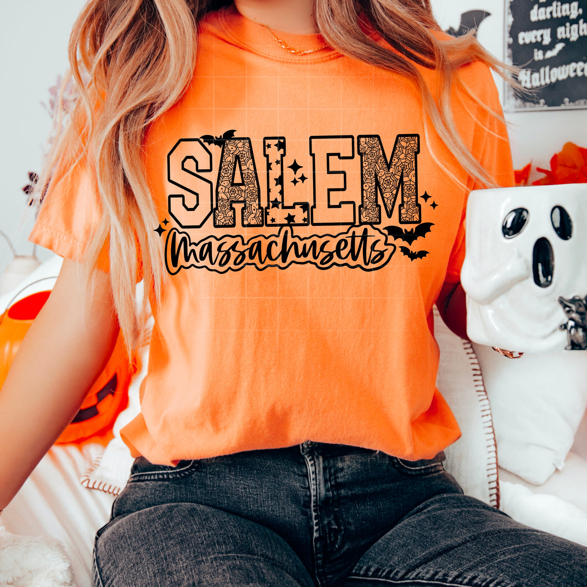 Salem Massachusetts Single Color PNG