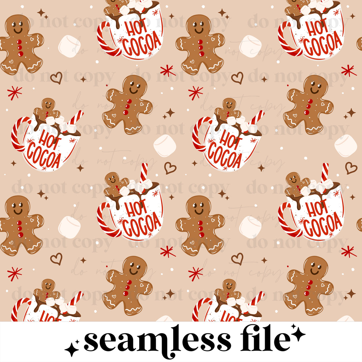 Hot Cocoa Weather Seamless