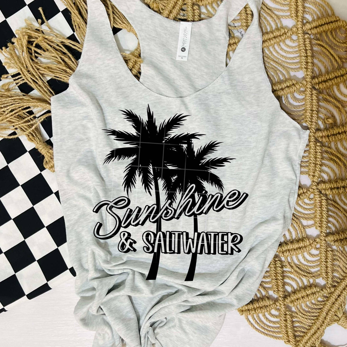 Sunshine & Saltwater Single Color PNG