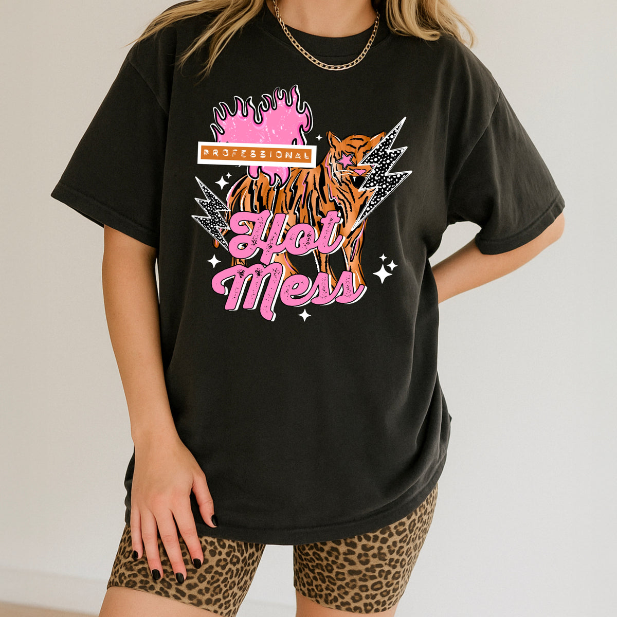 Hot Mess Tiger PNG