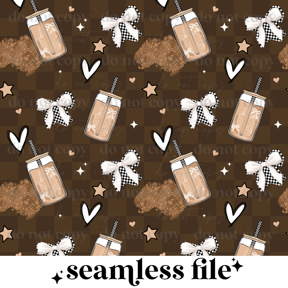 Coffee on the rocks Seamless