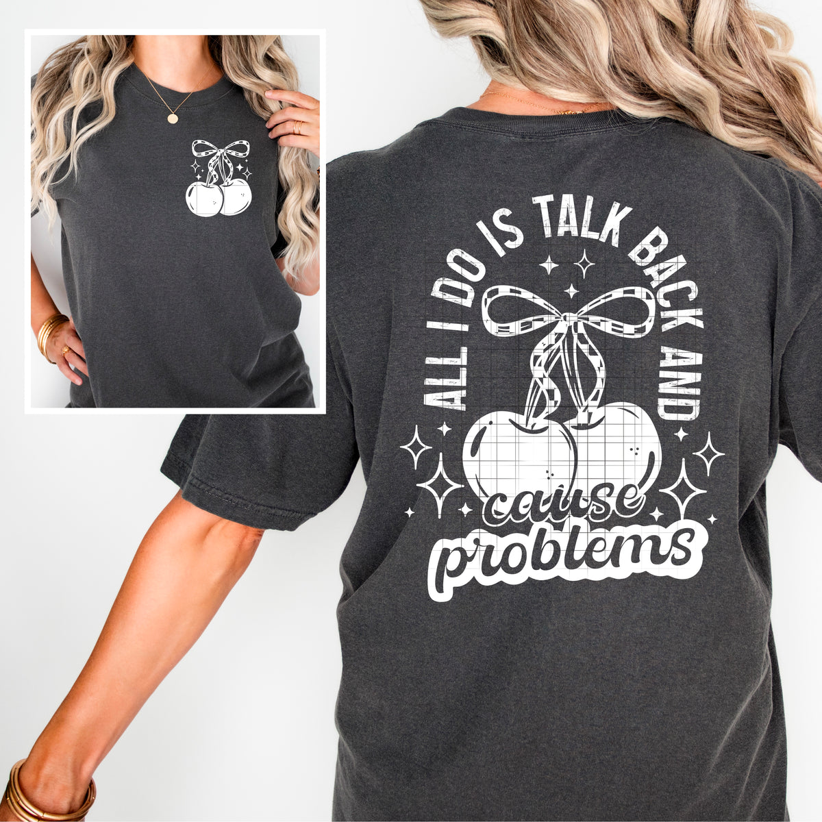 All I Do Is Talk Back Single Color