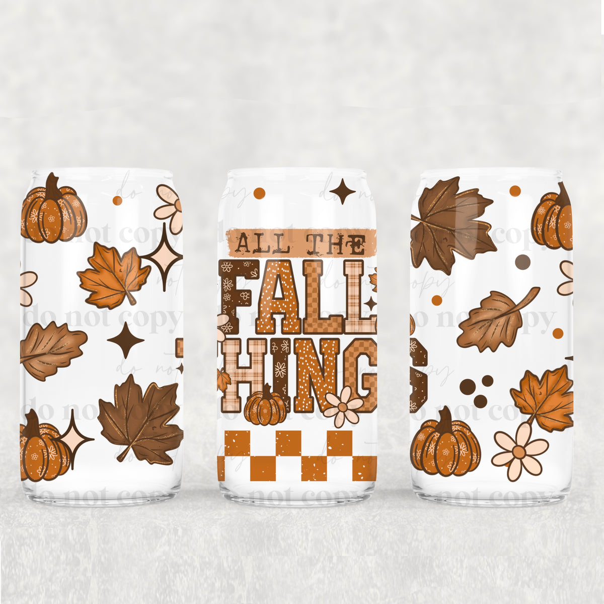 All The Fall Things 16oz Glass Wrap